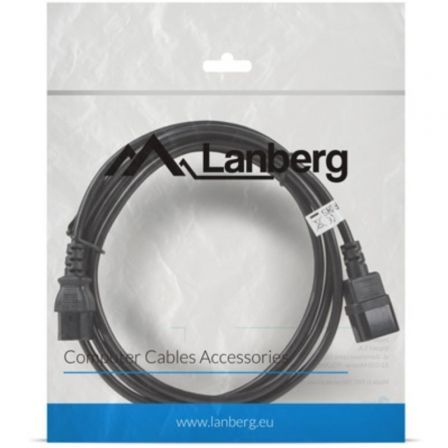 Lanberg Cable de Alimentación CA-C13E-11CC-0030-BK 3m C13 a C14
